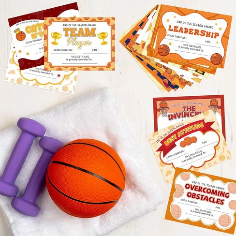 Soccer Achievement Award Certificates - 60Pcs End of Season Soccer Team Sport Game Ceremony Award Paper Achievement Certificate for Kids School Student Reward Teacher Class Motivation Supply in Kuwait