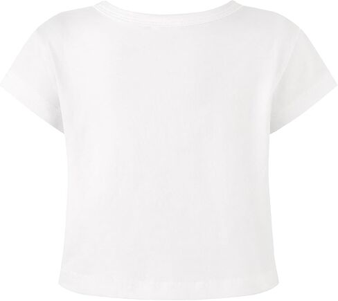 Noomelfish Girls Short Sleeve Crop Tops Kids Summer Dance Cropped T-Shirts (5-14 Years) in Kuwait