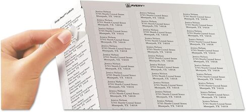 Avery 8167 Inkjet Labels, Mailing, 1-3/4-Inch x1/2-Inch, 2000/PK, White in Saudi Arabia