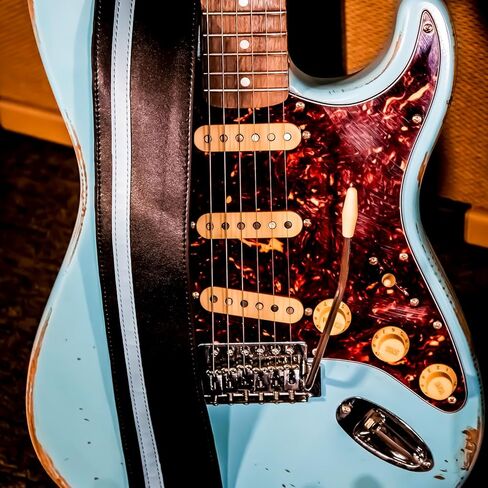 Sawtooth ES Relic Electric Guitar, Aero Blue with Tortoise Pickguard in Saudi Arabia