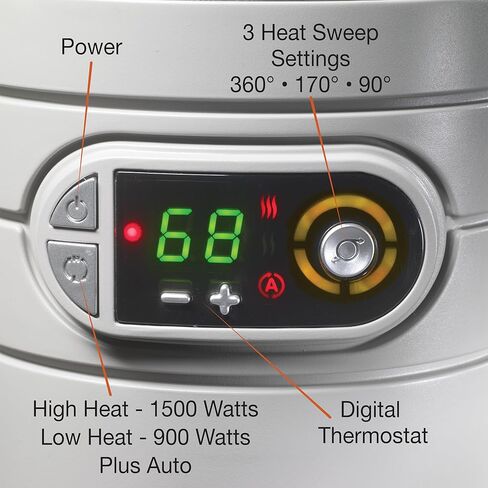 دفاية لاسكو، 25 بوصة، رمادي 6462 in Kuwait