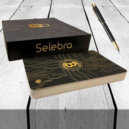 Seed Phrase Storage Notebook + Fireproof Bag - Cryptocurrency Recovery Phrase - Waterproof Password Keeper - Cold Wallet - Password Manager (Notebook + Fireproof Bag) in Saudi Arabia