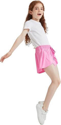 Flowy Athletic Skirt Shorts for Teen Girls Workout Running Cute Skort with Pockets Preppy Trendy Clothes Summer in Saudi Arabia