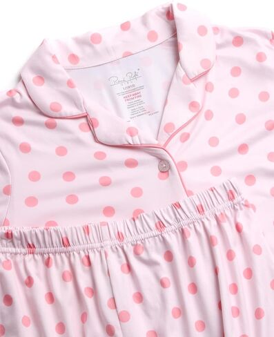 Rene Rofe Girls' Pajama Set - 2 Piece Button Down Sleep Shirt and Lounge Shorts - Sleepwear Set for Girls (4-12) in Saudi Arabia