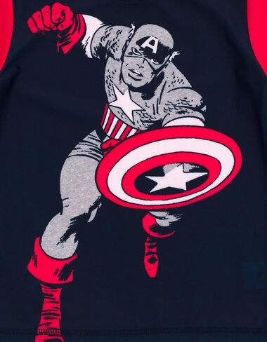 Marvel Spider-Man Avengers Toddler Boys UPF 50+ Rash Guard and Swim Trunks Outfit Set Toddler to Big Kid in Saudi Arabia
