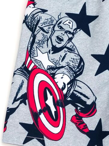 Marvel Spider-Man Avengers Toddler Boys UPF 50+ Rash Guard and Swim Trunks Outfit Set Toddler to Big Kid in Saudi Arabia