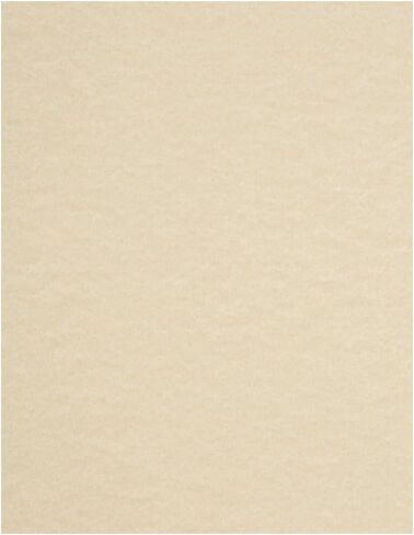 LUXPaper 8.5" x 11" Cardstock | Letter Size | Cream Parchment | 65lb. Cover (120lb. Text) | 50 Qty in Saudi Arabia