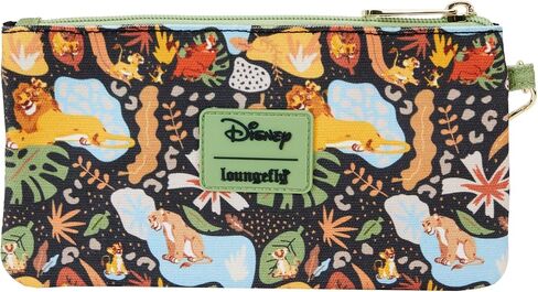 حقيبة يد من Loungefly Disney The Lion King للذكرى الثلاثين من القماش مطبوعة بالكامل بسحاب in Saudi Arabia
