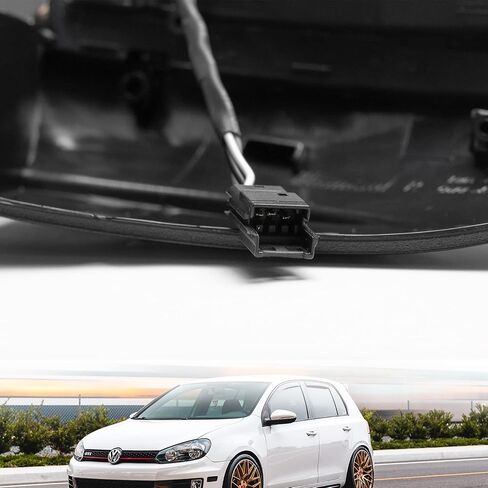 أضواء علامة مرآة جانبية LED متتابعة من NSLUMO متوافقة مع VW MK6 GTI MK6 Golf R32 مرآة سحب وامضة ومؤشر إشارة الانعطاف مجموعة مصابيح بديلة للعدسات المدخنة in Saudi Arabia