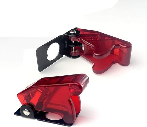 MGI SpeedWare Safety Flip Covers for Toggle Bat-Handle Switch 5-Pack (Red) in Saudi Arabia