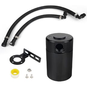 Oil Catch Can Compatible with Chevy Silverado 2019-2022 & GMC Sierra 1500/Tahoe/Suburban/Yukon 2021-2022 3oz Oil Separator