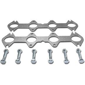 DNA Motoring GKTSET-F15004-4WD+Y Aluminum Exhaust Manifold Header Gasket Set Replacement