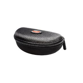 Hard Ballistic Zippered Glasses Case in Black Hard Sunglasses Case Eye Glasses Hard Shell | Zipper Closure