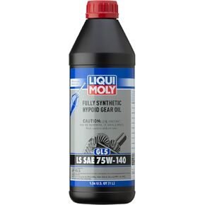LIQUI MOLY Fully Synthetic Hypoid Gear Oil (GL5) LS SAE 75W-140 | 1 L | Gear oil | Hydraulic oil | SKU: 20042