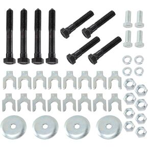 44 PCS Upper Lower Control Arm Bolts With Nuts Compatible With Camaro Chevelle Nova Firebird,Chevelle, El Camino, GTO, Lemans, Tempest, Skylark, GS
