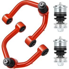 Front Upper Control Arms Lift 2-4" for Toyota Tundra 2000-2006, Toyota Sequoia 2001-2007, with Replace Ball Joints, Suspension Adjustable Kit 4Pcs