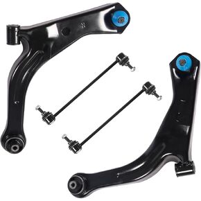 10PCS Front Lower Control Arm Fits 2005-2009 Escape | Tribute | Mercury Mariner (NOT Fits Hybrid Models) Suspension Kit w/Ball Joints Sway Bars Tie Rods