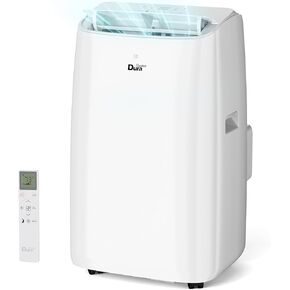DuraComfort Portable Air Conditioners,10000 BTU(Ashrae) /6,300 BTU (SACC), Cooling,Dehumidifier,Fan Mode,Up to 250 Sq.Ft,Suitable for compact rooms,White