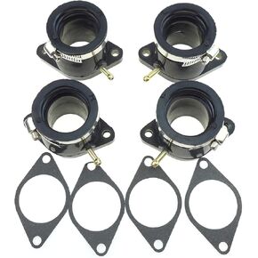 Intake Manifold Carburetor for Yamaha XJ650K XJ650J Maxim XJ750RK XJ750RH Seca XJ750MK Midnight Special 1981 1982 1983 5G2-13586-02-00 5G2-13596-01-00