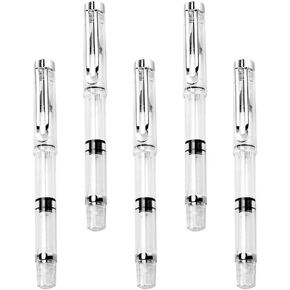 Veemoon 5pcs Watercolor Brushes Water Colors Paint Pencils Refillable Watercolor Brush Pens Ink Writing Brush for Drawing Art Supplies Calligraphy Practice