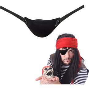 رقعة عين جلدية لزي القرصان زي القرون الوسطى المارقة، رقعة عين قرصان رقعة عين قرصان للبالغين، زي رقعة عين يسار يمين للنساء والرجال، رقعة عين قرصان فايكنغ للهالوين، رقعة قرصان in Kuwait