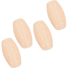 BOROLA 2 Pairs Silicone Bra Strap Pads Non-Slip Comfort Prevent Strap Slippage Soft Bra Shoulder Straps Cushions Holder for Women(Dark skin color)