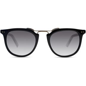 Black Jade - Luxe Women and Men Unisex Round Sunglasses | Designer UV Protection