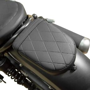 Motorcycle Rear Passenger Front Driver Pillion Seat Cover Cushion Pressure Relief Pad Compatible with H-onda Rebel CMX500 CMX300 CMX 500 300 2017-2024 18 19 20 21 22 23 (Front-Brown)