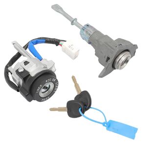 Full Cylinder Set Fits for Hyundai Elantra 2011-2015 1.8L,1 Ignition Switch and 1 Left Front Door Lock with 2 Universal Keys