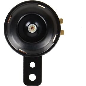 105DB Car Horn 12V Motorcycle Universal Horn Super, Metal Disc Horn for Car SUV Pickup Boat