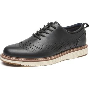 Men's Dress Oxford Shoes Wingtip Casual Business Shoes Comfortable Office Shoes Formal Work Lace Up Shoes