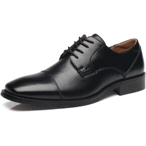 NXT NEW YORK Men's Dress Shoes Lace Up Leather Oxford Shoes for Men Comfortable Classic Modern Formal Business Shoes