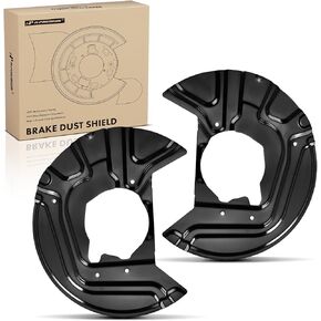 A-Premium Front Driver and Passenger Side Brake Dust Shield Compatible with Select BMW Models - X3 2004-2010 - Replace# 34113411871, 34113411872, 2-PC Set
