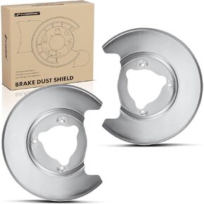 A-Premium Rear Driver and Passenger Side Brake Dust Shield Compatible with Select Tesla Models - Model 3 2017-2022, Model Y 2020-2022 - Replace# 104466700A, 104466800A, 2-PC Set