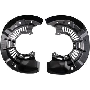 TRQ Front Brake Dust Shield Set Compatible with 2011-2020 Toyota Sienna 2011-2015 Venza