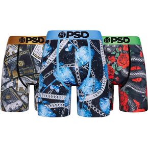 PSD Men's Lux Serpent 3-Pack Boxer Briefs, Multi, L in Kuwait