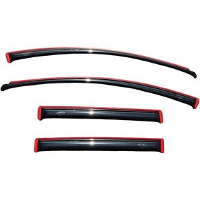 Auto Ventshade [AVS] In-Channel Ventvisor / Rain Guards | Fits 2007 - 2014 Ford Edge, 2007 - 2015 Lincoln MKX- Smoke, 4 pcs. | 194141