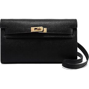 Women's Leather Shoulder Handbag - Designer Crossbody Purse and Chic Small Clutch Wallet