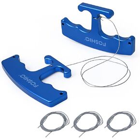 FOSHIO PlateLine Remover, Aluminum Alloy Car Surface Logo Emblem Remover with Extra 3PCS 60CM PE Cables for Window Film Installation