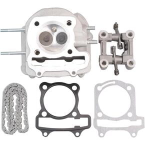GOOFIT 63mm Cylinder Body Assembly with Rocker+94 Chain for 4-Stroke GY6 150cc 180cc 200cc 250cc Engines ATV Off-Road Vehicle Scooter Go Kart