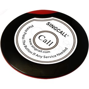 SINGCALL Wireless Waiter Paging Button,Ultrathin Single Call Button(APE700) Can't Be Used Alone