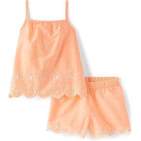 Gymboree girls And Toddler Sleeveless Tank Top and Shorts 2-piece Set
