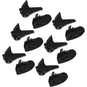 Motoforti Universal Tire Changer Demount Head Plastic Insert, Plastic, Black, 6 Set
