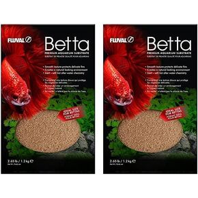 Fluval Betta Sand, Decorative Aquarium Gravel, Kaffee (Pack of 2)