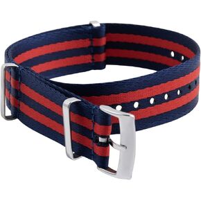 20mm High Density Nylon Strap WatchBand For Omega Seamaster 007 Moonswatch Commander Speedmaster 300 AT150 AQUA TERRA BeltSoft Canvas Fabric Strap Compatible 19/21 MM