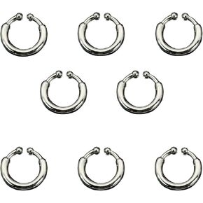 TG,LLC Treasure Gurus Set of 8 Fake Non-Piercing Body Jewelry Kit