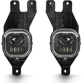 Led Fog Lights Compatible With 1999-2004 Ford F250 F350 Super Duty, 2001-2004 Excursion Front Driving Fog Lamps Assembly Clear Lens, DOT Certified - 1 Pair