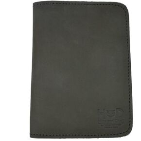 Hide & Drink, Durable Leather Passport Holder Handmade from Full Grain Leather - Smoke