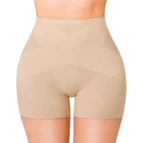 Gotoly Shapewear Tummy Control Mid-Waist Body Shaper Shorts Butt Lifting Panties Shapewear Shorts
