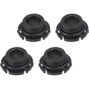 Oil Drain Plug Pan Thread Repair No.11137605018 - Car Sump Drain Nut Oil Drain Bolt - for BMW 228i 2014-2018 Plastic Black - 4 Pcs